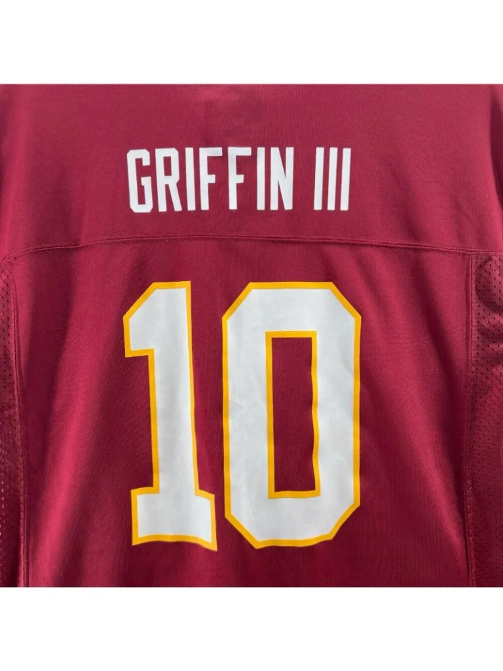 NFL Washington Redskins RG3 Jersey Youth L Griffin III 10 Football Fan Burgundy - Picture 9 of 11